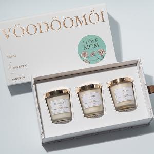 母親節限定迷你禮盒｜好魔喚醒高級香水蠟燭 70g*3入溫馨禮盒