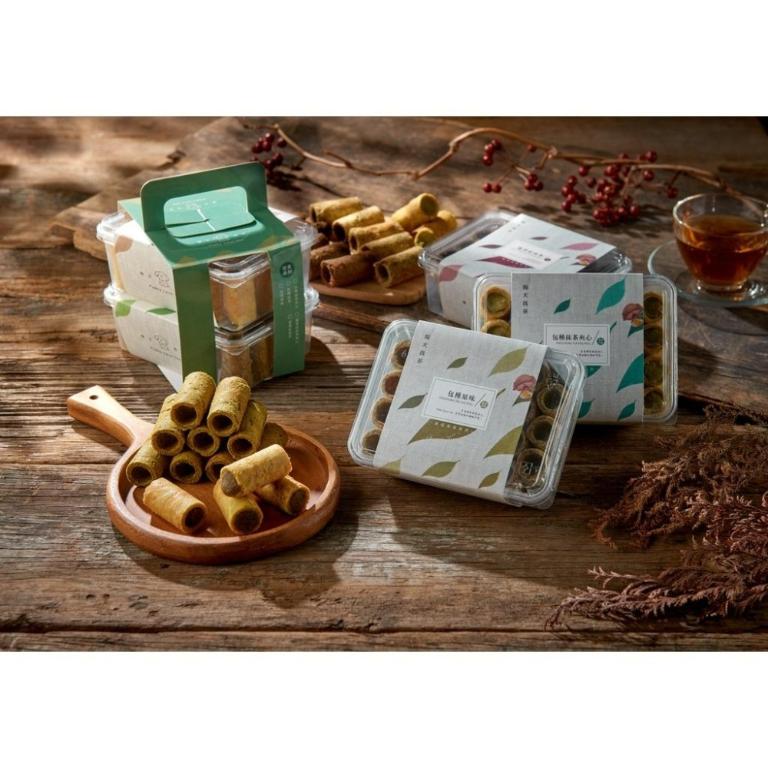 痴犬找茶系列-蜜香紅/包種抹茶夾心蛋捲(任選搭配*2盒)