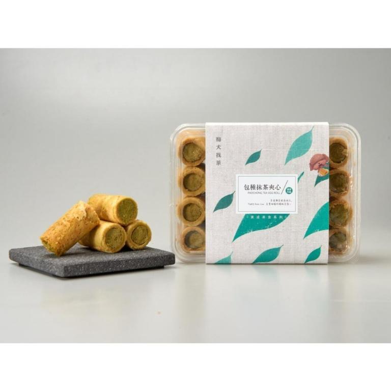 痴犬找茶系列-包種抹茶夾心蛋捲