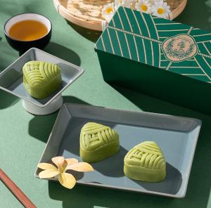 愛莉莎的夢遊仙境【翠玉粽影】端午限定桃山月餅禮盒