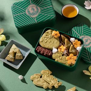 愛莉莎的夢遊仙境【翠意織情】端午限定鐵盒餅乾禮盒