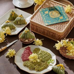 愛莉莎的夢遊仙境【粽香傳情】端午竹籃甜點餅乾禮盒