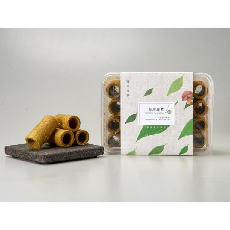 痴犬找茶系列-包種抹茶蛋捲