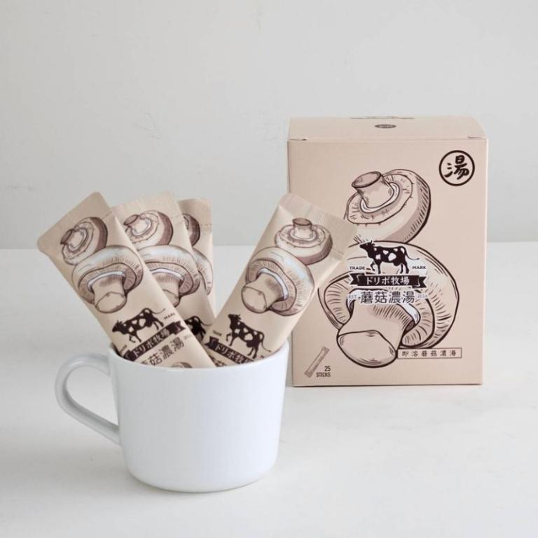 Dripoドリポ牧場系列即溶湯品｜玉米濃湯｜蘑菇濃湯（台式原味）25入