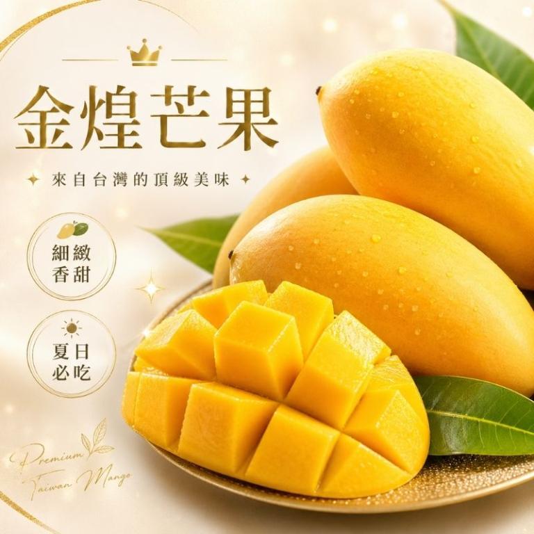 台南楠西-滿滿蔬果合作社-金煌芒果-10台斤【預購】