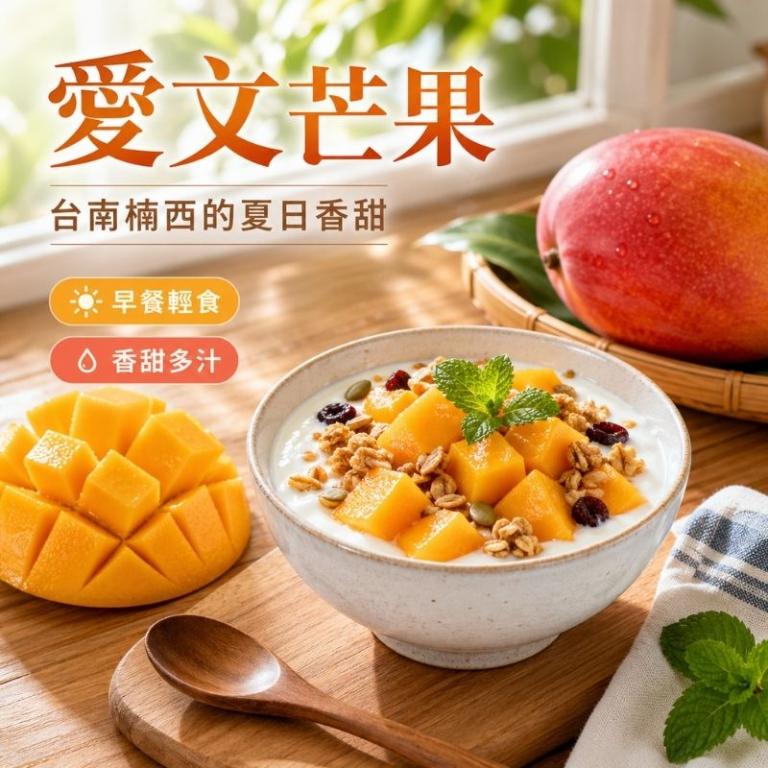 台南楠西-滿滿蔬果合作社-尊享愛文芒果-5台斤【預購】