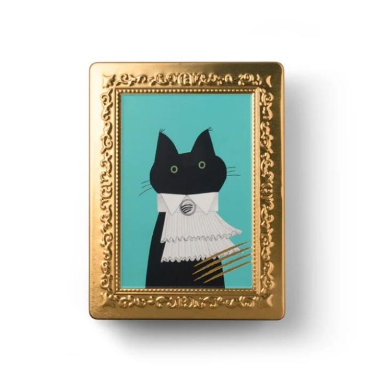 CACAOCAT petite小鐵盒 杏仁與白可可
