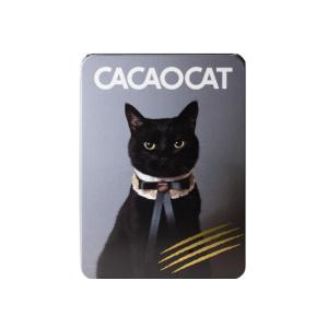 CACAOCAT 貓咪罐可可糖14入 蕾絲領帶