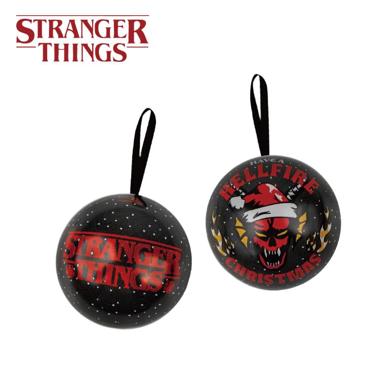 官方授權｜STRANGER THINGS 怪奇物語系列｜地獄火俱樂部聖誕球+購物袋