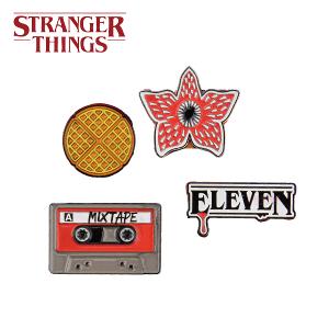Netflix官方授權｜STRANGER THINGS 怪奇物語 傳奇戰備徽章組(一套4入) 