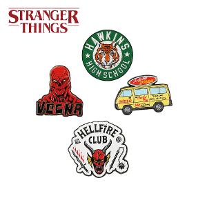 Netflix官方授權｜STRANGER THINGS 怪奇物語 傳奇戰備徽章組(一套4入) 