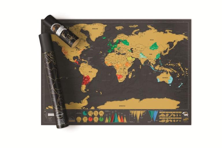 英國 Luckies 刮刮樂世界地圖-豪華經典款