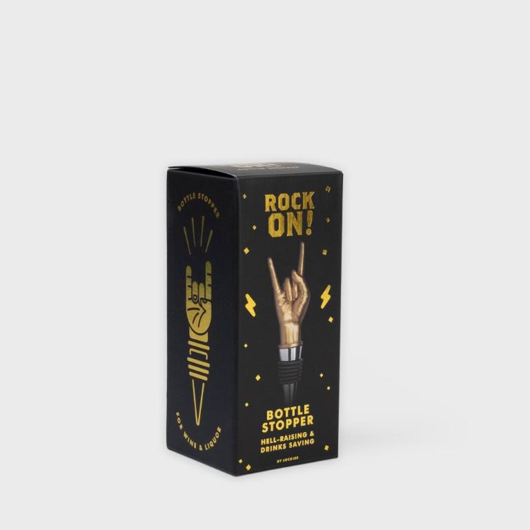 英國 Luckies Rock on 搖滾造型酒瓶塞
