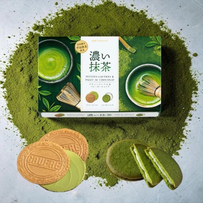 神戶風月堂 濃抹茶風味綜合餅乾禮盒(22入)