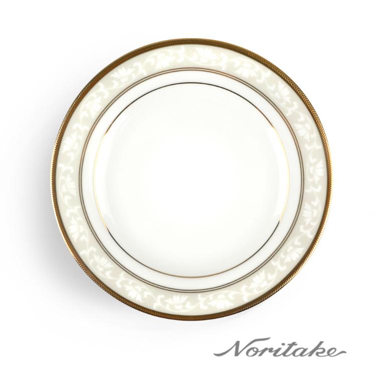 Noritake 花舞春風金邊麵包盤16.2cm