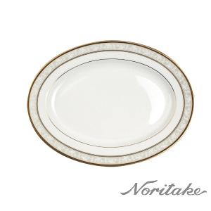 Noritake 花舞春風金邊橢圓盤29.4cm