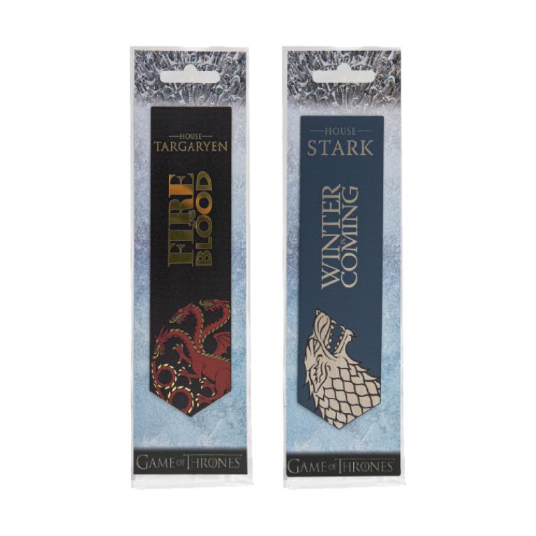 官方授權｜《權力遊戲Game of Thrones》經典家徽金屬書籤