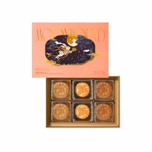 【望月】雜錦禮盒 奶黃及傳統⽉餅(6入)