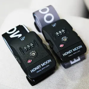 Honeymoon 品牌海關鎖行李束帶