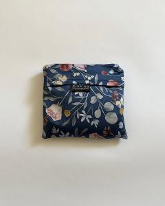 花叢派對 購物袋-深藍(L)