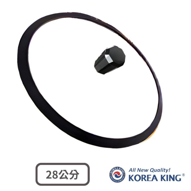 【Korea King】Diamond X 鈦金盾晶鑽不沾深炒鍋專用鍋蓋 28公分 (不含鍋具)