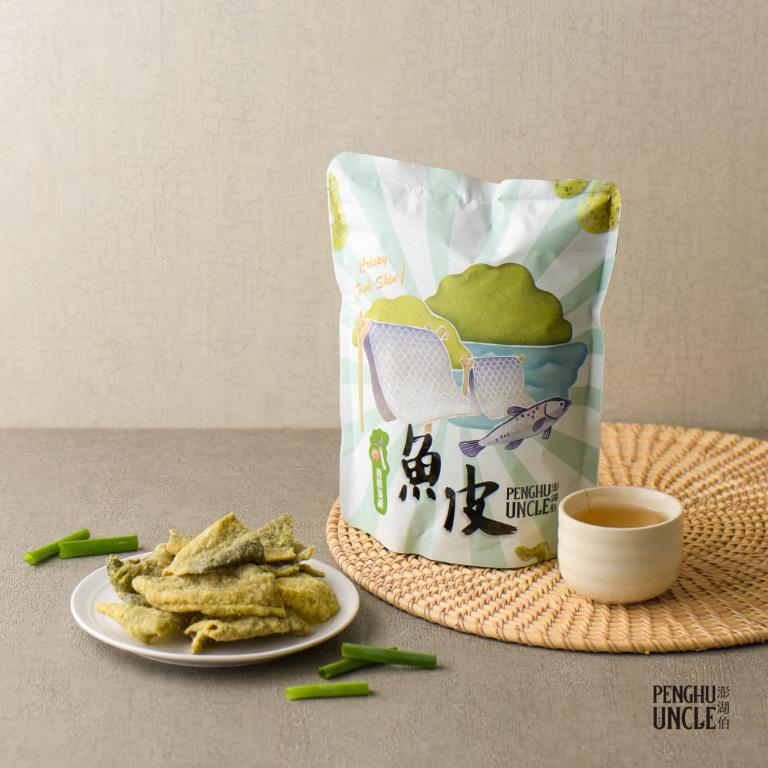 澎湖伯 魚皮(青蔥蛋黃)