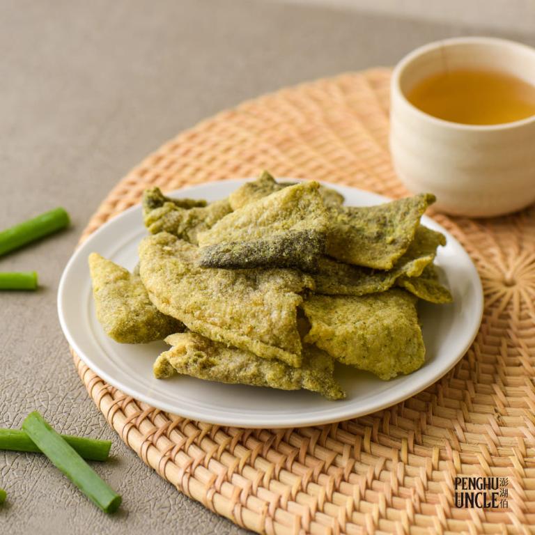 澎湖伯 魚皮(青蔥蛋黃)