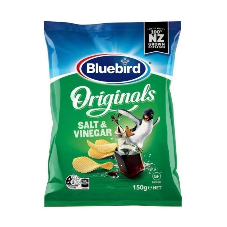 BLUE BIRD 海鹽酸醋風味厚片洋芋片