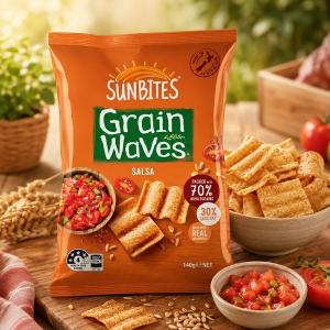 SUN BITES 多穀類脆片-莎莎醬口味