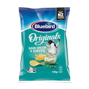 BLUE BIRD 酸奶洋蔥風味厚片洋芋片