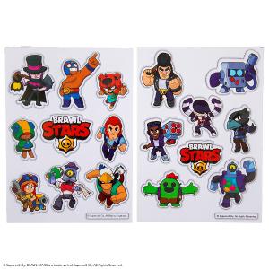 預購8/15到貨_官方授權|《Brawl Stars 荒野亂鬥》戰術佔領・傳奇英雄貼紙組-立體泡泡貼紙+平面傳奇貼紙