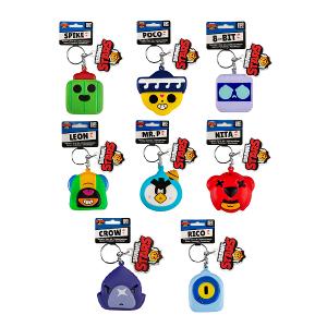 預購8/15到貨_官方正版|《荒野亂鬥 Brawl Stars》熱血出擊!軟Q捏捏紓壓包包掛飾/鑰匙圈(代理商公司貨)