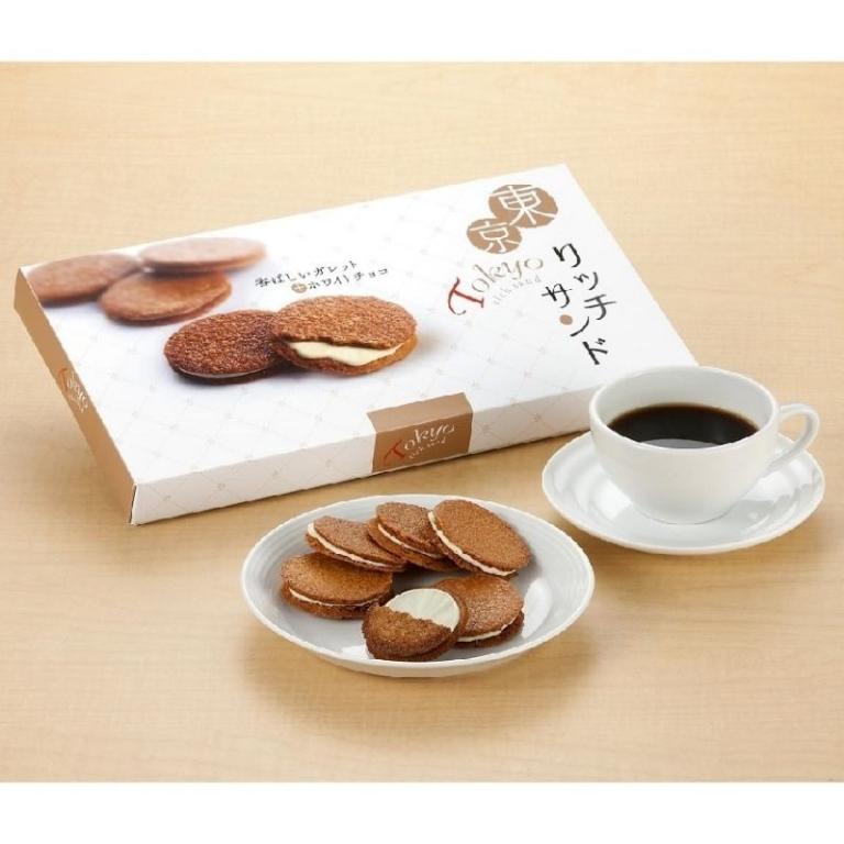 Tokyo rich sand 白可可夾心脆餅禮盒 12入/盒【中秋預購】
