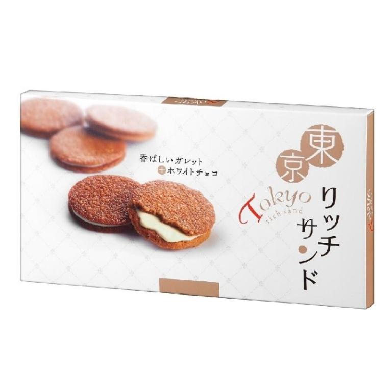 Tokyo rich sand 白可可夾心脆餅禮盒 12入/盒【中秋預購】
