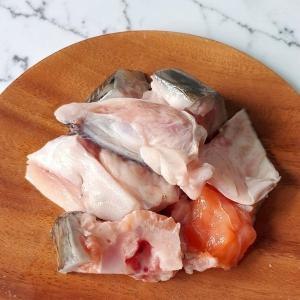 【一夫水產】挪威-鮭魚頭下巴切丁