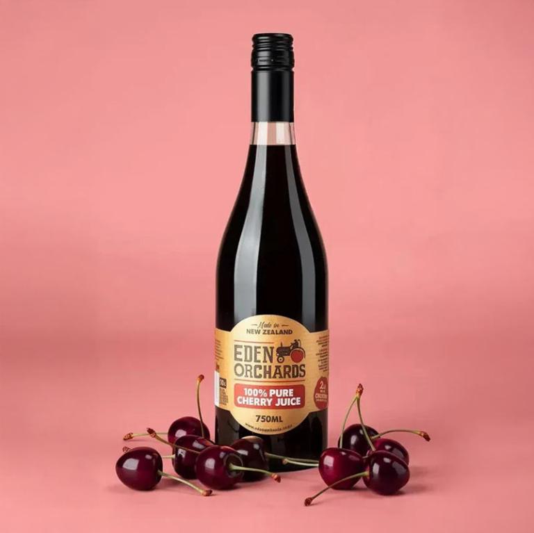 紐西蘭 Eden Orchards 伊甸莊園｜100% 天然純櫻桃汁 (750ml) - 紐澳工藝食品金獎認證