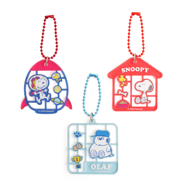 Peanuts史努比模型板風壓克力吊飾 Norns Original Design Snoopy Olaf 鑰匙圈掛飾
