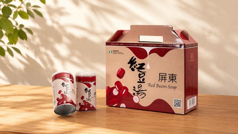 【屏東縣農會】屏農紅豆湯(12入禮盒裝)