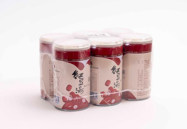 【屏東縣農會】屏農紅豆湯(6入收縮膜裝x4組)