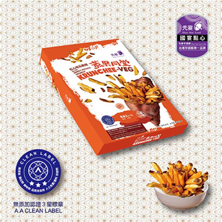 蔬果同堂紅心地瓜脆條8入