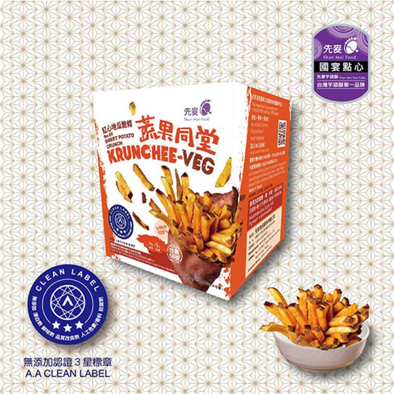 蔬果同堂紅心地瓜脆條5入