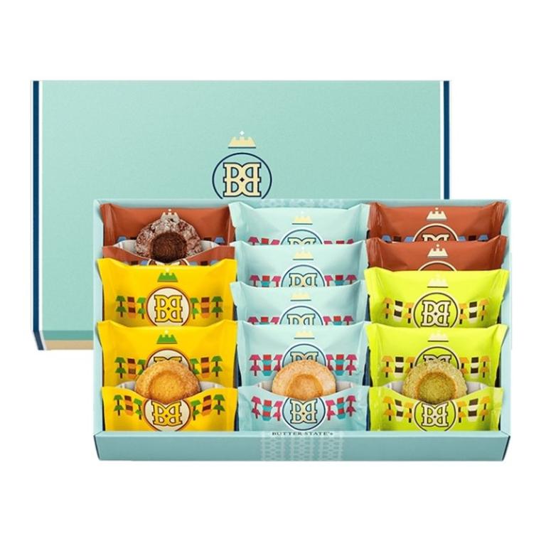 BUTTER STATE's 四種奶油風味酥餅禮盒 15入 (期間限定)