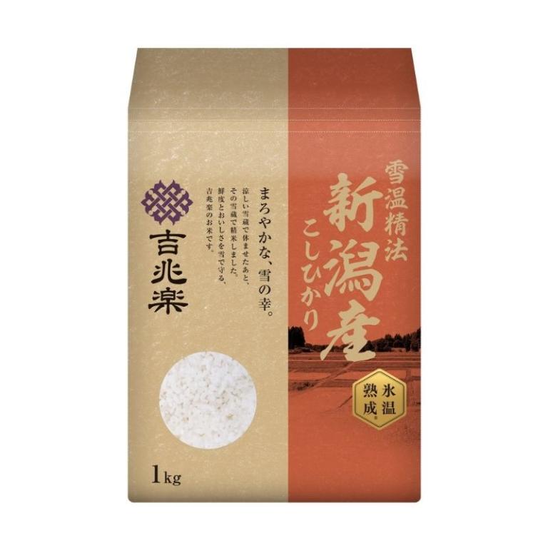 【吉兆樂】新潟縣產雪藏熟成越光米 1kg