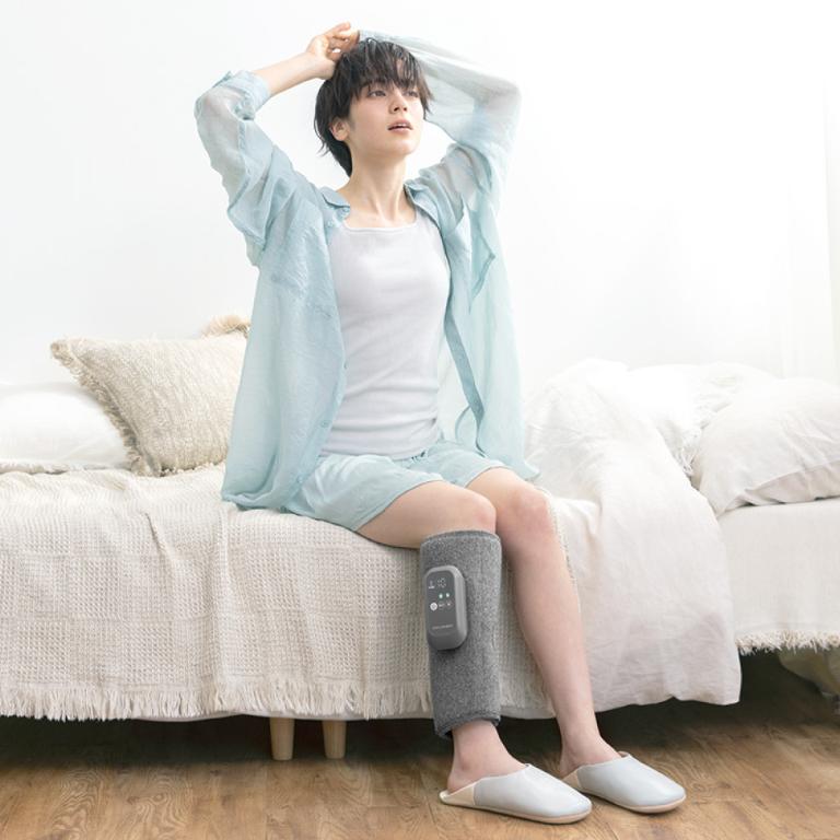 ATEX LOURDES 無線腿足按摩器 AX-HJ360(石霧灰/野莓粉)
