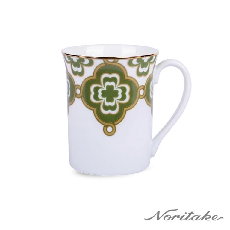Noritake 彩韻四葉草-馬克杯310ml(綠色)