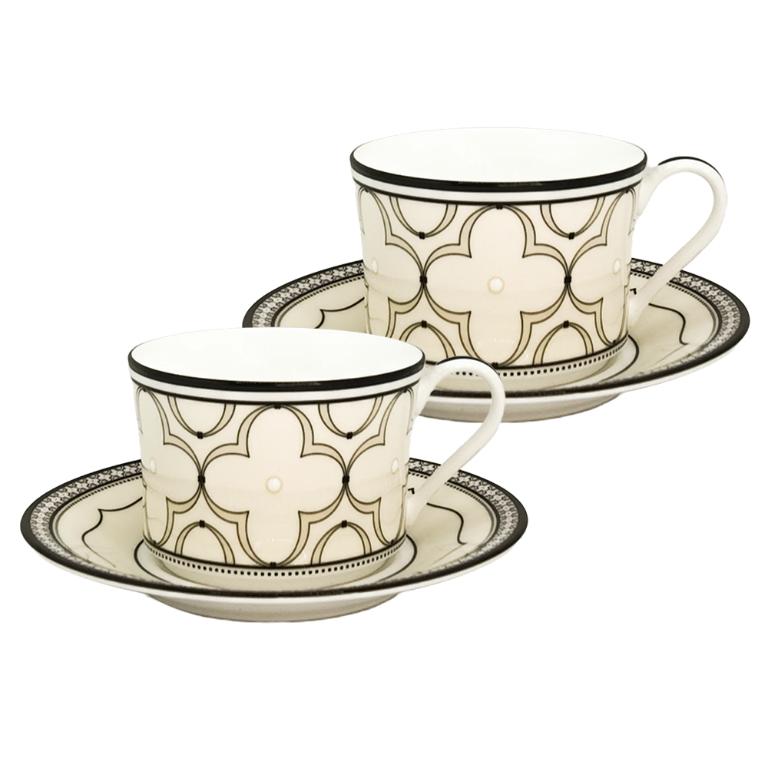 Noritake 春頌-咖啡對杯(黃色+黃色)(精緻禮盒)(骨瓷)