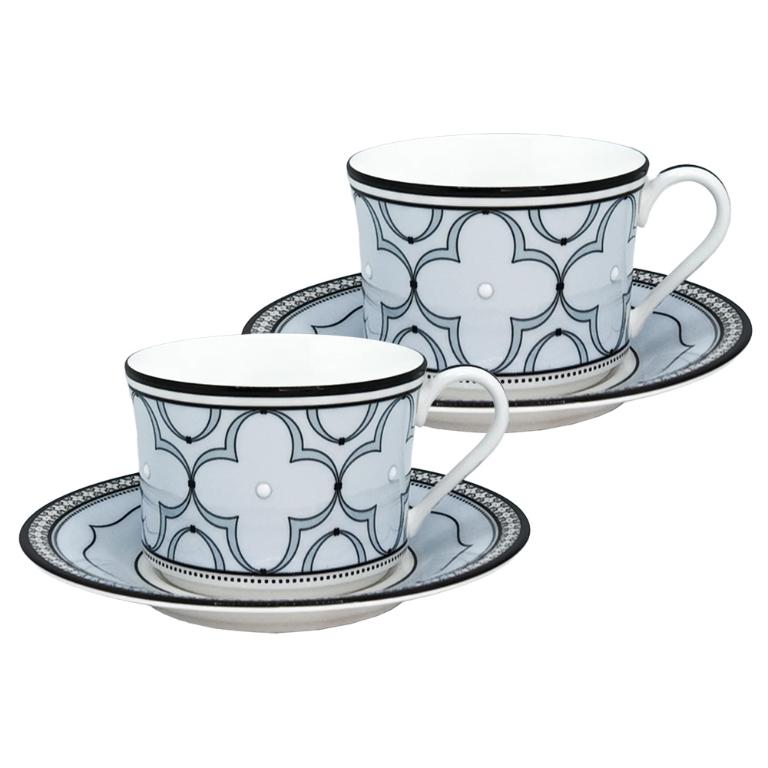 Noritake 春頌-咖啡對杯(藍色+藍色)(精緻禮盒)(骨瓷)