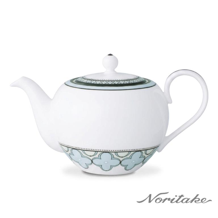 Noritake 春頌-茶壺 650ml(藍色)(骨瓷)