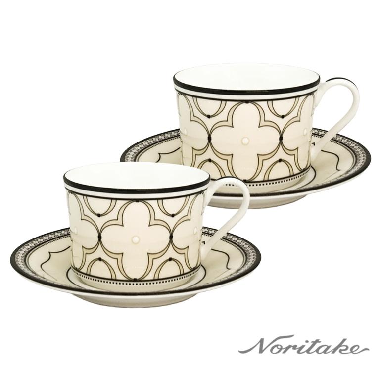 Noritake 春頌-咖啡對杯(黃色+黃色)(精緻禮盒)(骨瓷)