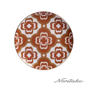 Noritake 彩韻四葉草-點心盤21CM(橘色)